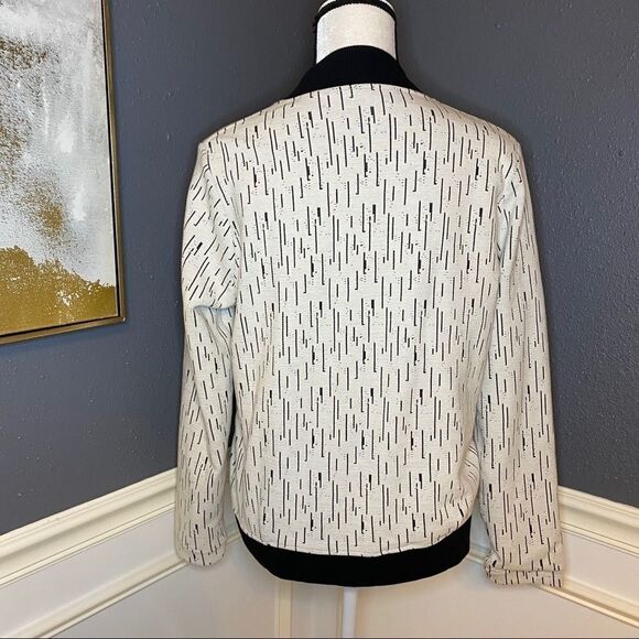 EKYOG JACQUARD FLEECE VARSITY JACKET - Picture 10 of 14